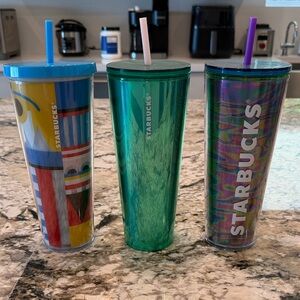 Starbucks Vibrant Tumbler Trio